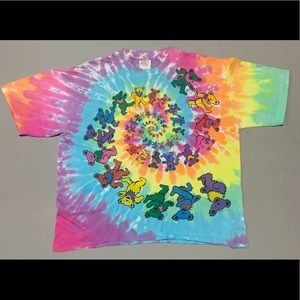Grateful Dead 1989 Bears tie dye shirt vintage XL